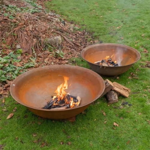 Pool Feuerschalen Terrasse in gemahlener Feuerstelle