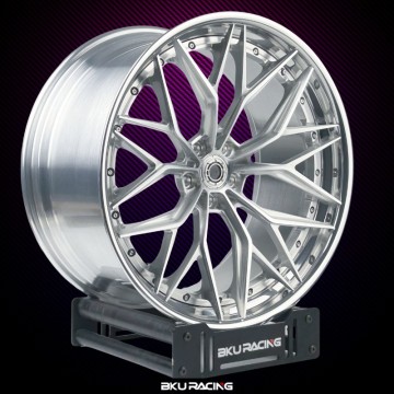 Custom Brushed Alloy Racing Wheels 5X114.3 for Maserati, Aston Martin, Ferrari