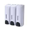 Triple Plastic Wall Mounted Liquid Soap Dispenser