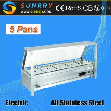 Counter top catering equipment commercial buffet food patient warmer showcase for soup