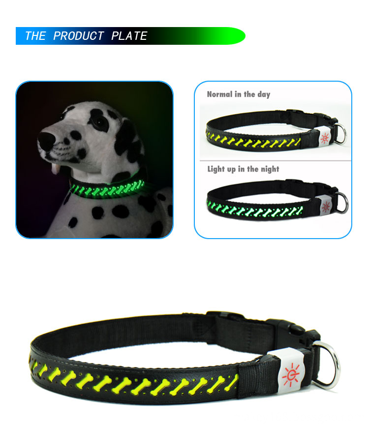 Flashing Led Light Dog Collar