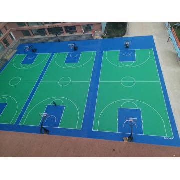DIY Outdoor Backyard Basketball Court Tiles