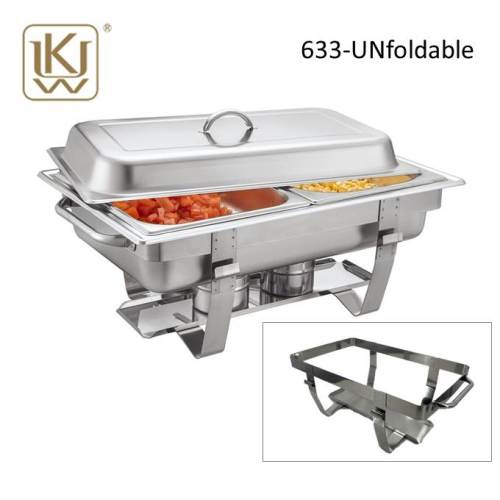 Comercial OEM Nice Platos y calentadores de chafing cuadrado