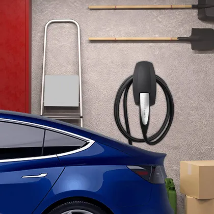 Tesla car plastic charger stand
