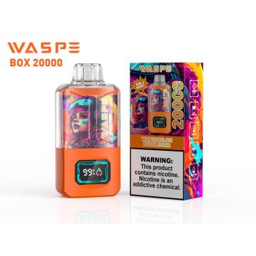 Waspe 20000 Puffs يمكن التخلص منها vape بالجملة Alibaba