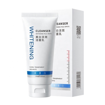Custom Whitening Face Wash 100g with Niacinamide for Dark Spot Removal and Hydrating Cleansing