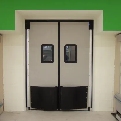 Industrial Kitchen Restaurant 304 Stainless Steel Anti-Collision Door