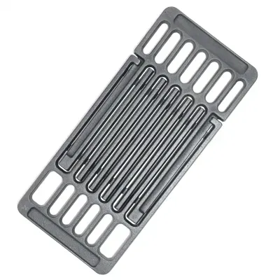 Extension Cast Iron Cooking Grate Adjustable Grid Replacement BBQ Gas electric Grills