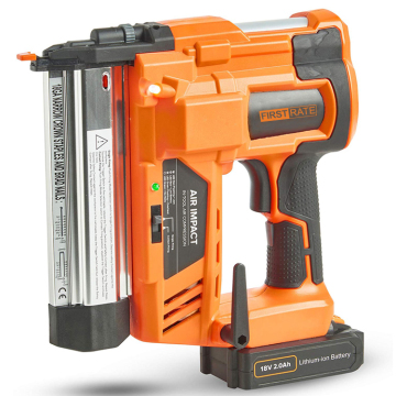 18V Li-ion Cordless Brad Nail Gun - First Rate High Quality 2-in-1