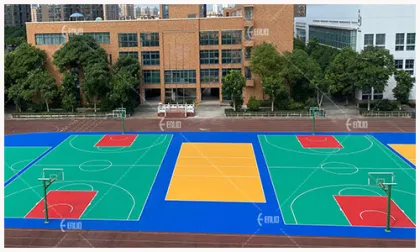 Enlio Outdoor Basketball Flooring Small Asterisk
