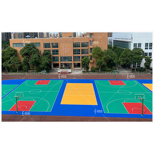 Enlio Outdoor Basketball Flooring Small Asterisk