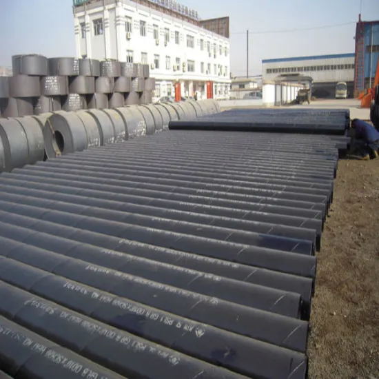 API 5L/A53 Gr.B spiral steel pipe oiled