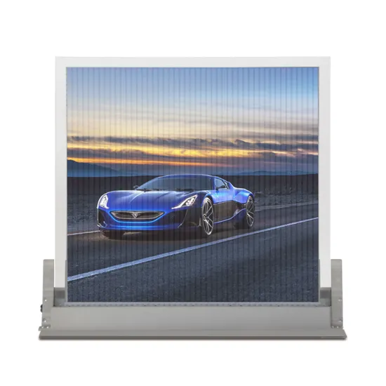 Indoor and outdoor LED transparent glass screen display