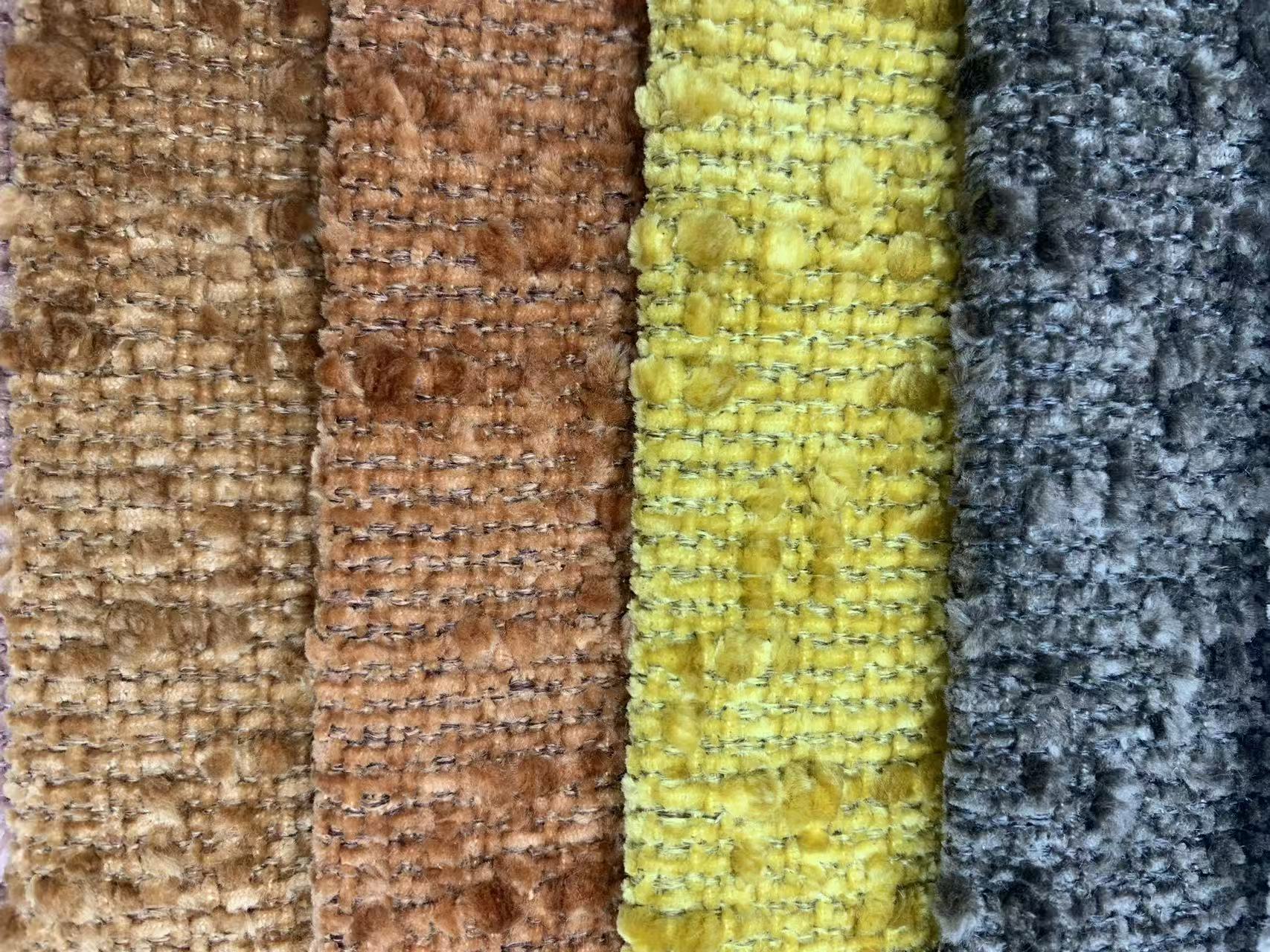 Granular Texture Soft Chenille Fabric For Sofa