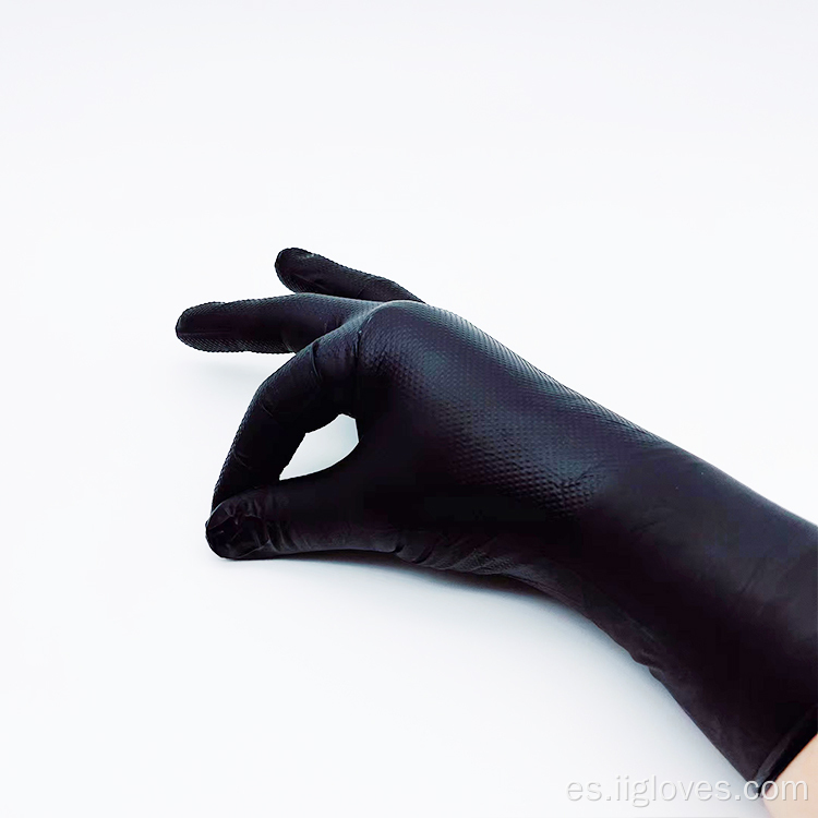 Guantes de nitrilo sintético guantes mecánicos resistentes a los químicos