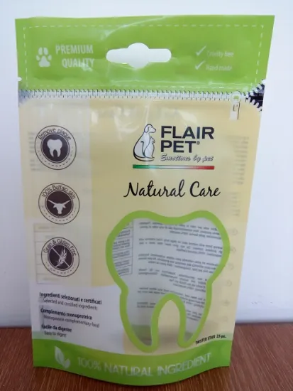 Custom printed self standing plastic dried food packaging bags