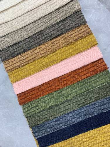 Simple Striped Chenille Fabric, High Quality Simple Striped Chenille ...