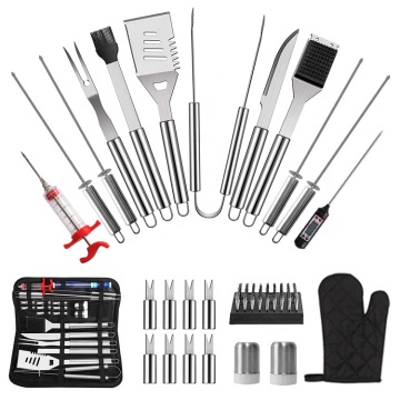 JinHaiYue 25PCS Stainless Steel Barbecue Grill Tool Set - Popular Selling BBQ Tools