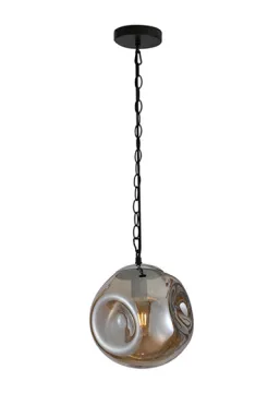 Modern Pendant Lamp E27 Bulb Glass Ball Lighting