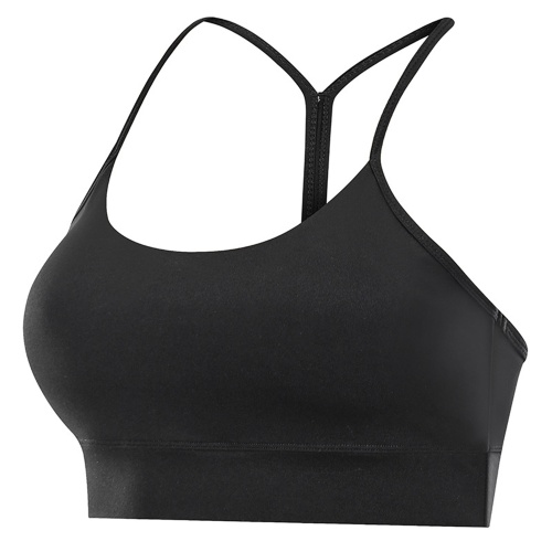 Reggiseno yoga con spalline sottili con retro a vogatore