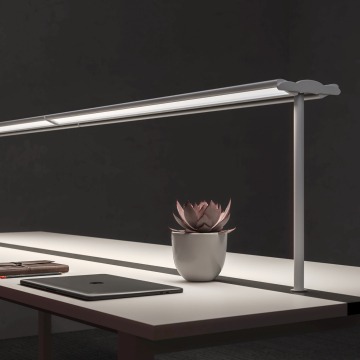 Lampe de lecture d'angle de lumière réglable en alliage en alliage en aluminium