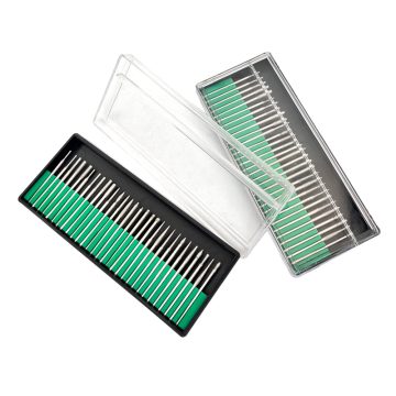 Dental ve Tırnak Sanatı Oyma Kurma Kiti: 30 PCS Metal Görek Matkap Bitleri Seti