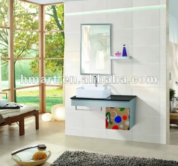 Cheep Stainless Steel Wall-mounted Lowes Bathroom Vanity Cabinets