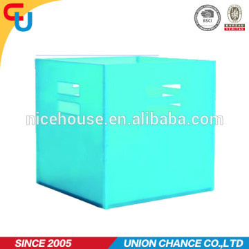 Cube shape high quality multi-function clear plastic storage box