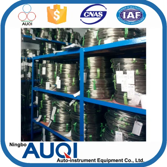 Ningbo Auqi platinum rhodium thermocouple wire, dia0.5-12mm r type thermocouple wire, SUS321 304 platinum coated nickel wire
