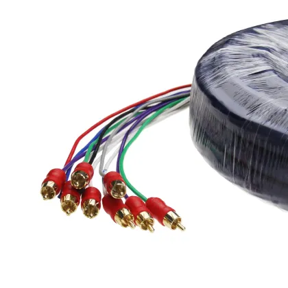 8 Male to 8 Male RCA Cable - Pro Audio Snake Cable for Home Audio