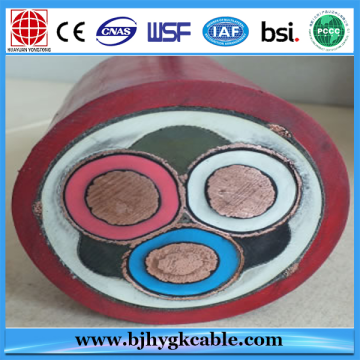Cable de goma flexible 6kv 3 * 35mm2 + 3 * 16mm2