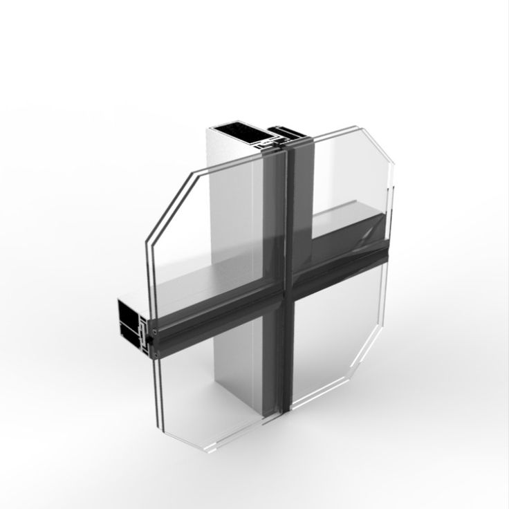 custom aluminum curtain wall