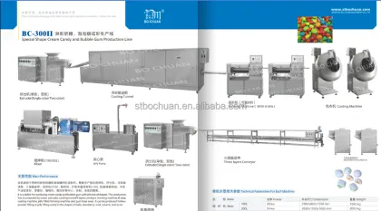 Automatic Olivery Bubble Gum Fruit Roll Ball Gum Machine for Sale
