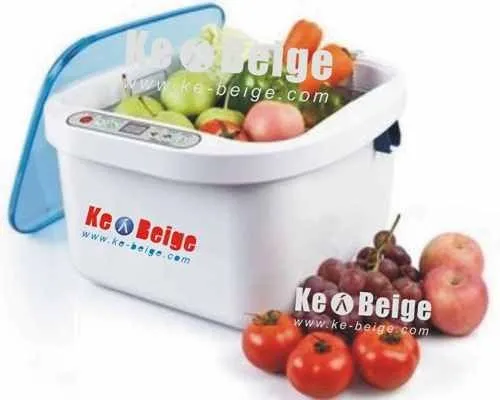 Vegetable &amp; Fruit Home Ultrasonic Cleaner With Ozone Sterilizer Fully Remove Pesticides / Ultrasonic Jewellery Cleaners