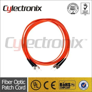 ST-ST MM Duplex Fiber Optic Patch Cord