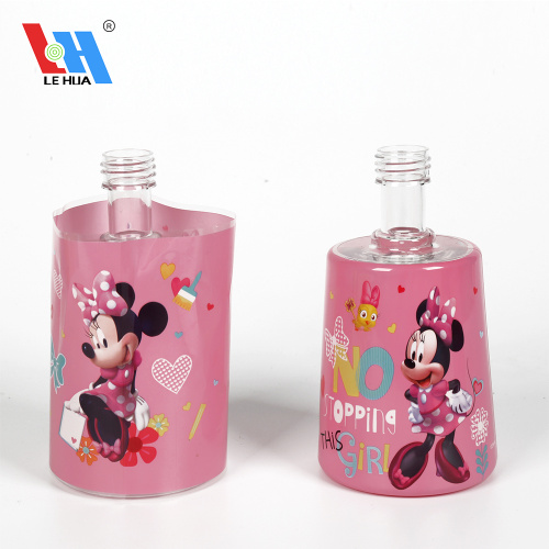 Shrink Wrap Plastic Baby Care bottle Custom Plastic Shrink Sleeve Labels Factory