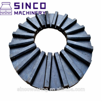 Metso Mill Spare Parts Rubber Liner for ball mill Raymond manganese C63 C80 C96