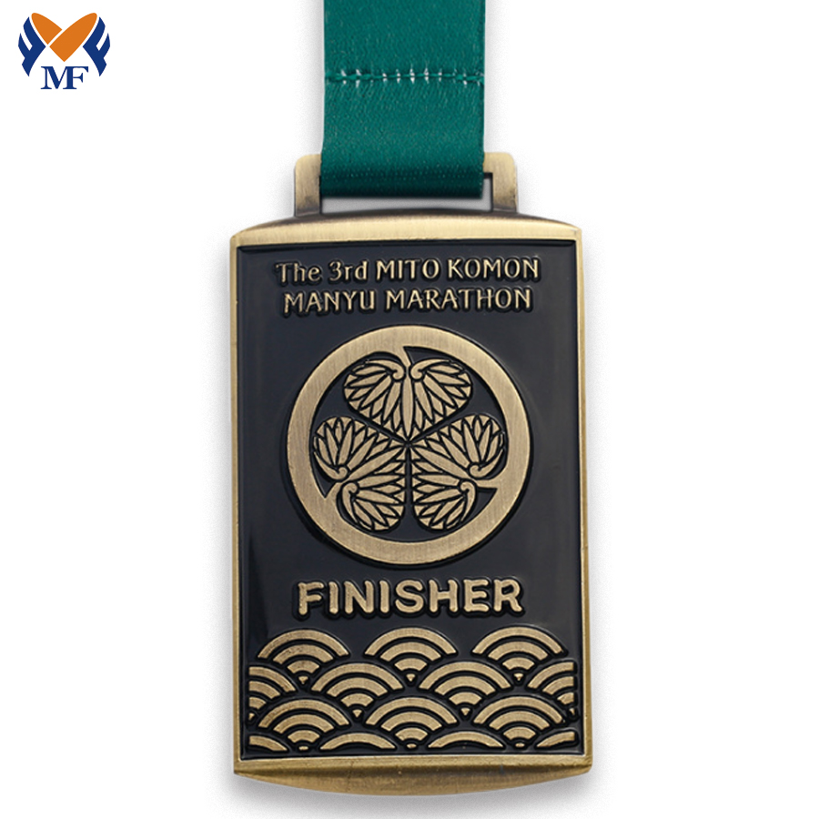 Médailles de métal finisseur de course marathon