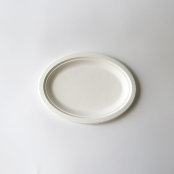 10 -дюймовые пластины Bagasse φ260x193mm