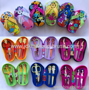 Fashion Promotional Gift Manicure Set Nail Clipper Products In Pu Case 