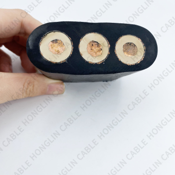 High Voltage 6kV GKFB Drum Crane Reeling Cable 3*70+3*25/3mm2 Flexible Rubber Sheathed for Mining Coal Reclaimer Hoppers