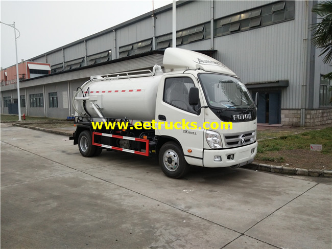 Foton 10 CBM Sludge Suction Trucks