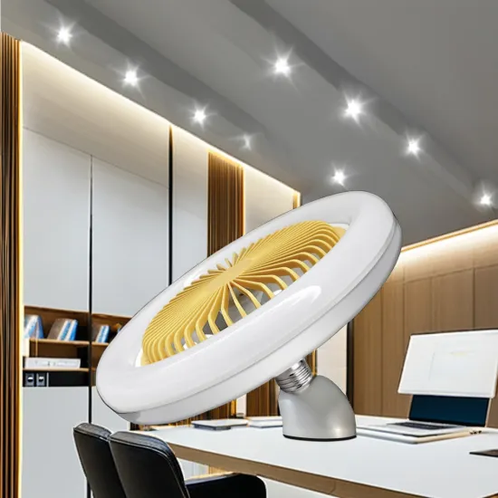 APP Remote Control E27 Base LED Fan Light - 3-Color Adjustable Ceiling Lamp