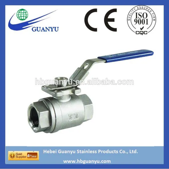 Threaded Stainless Steel Ball Valve 2PC Ball Valve 1000WOG