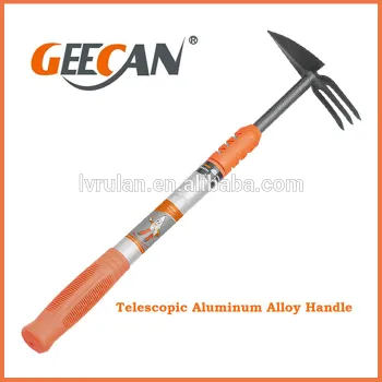 Telescopic rake and shovel