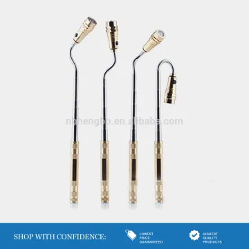 Flexible 3 LED Flashlight Magnetic Torch Telescopic Lamp Pick Up Tool