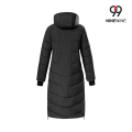Parka de inverno isolada com palangre feminino