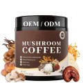 Suplemento del foco de la energía del polvo del café de Ashwaganda de la melena del león del ODM del OEM para el producto de la atención sanitaria de los hombres adultos