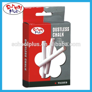 Non-toxic 20pcs white School chalk in color box
