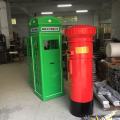 Modern Retro Telephone Booth for Outdoor Hotel Shopping Mall Wedding Decor for Office Building
